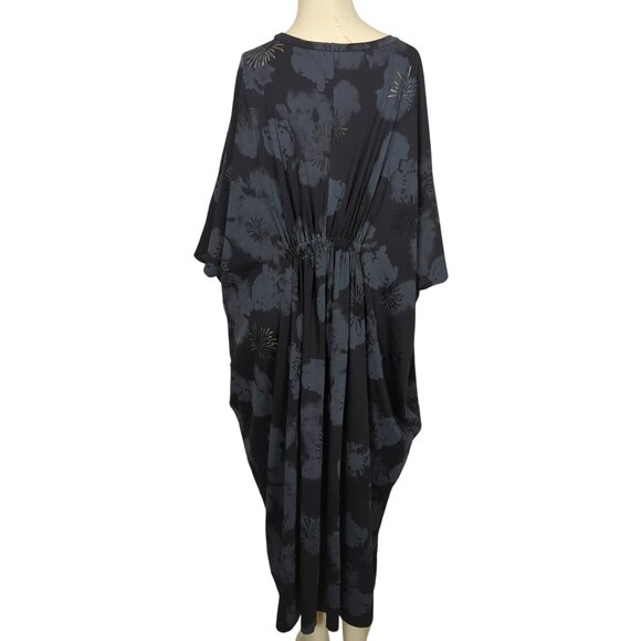 TOV Los Angeles Black Gray 42 sz 12 Dress Kaftan Maxi Boho Dress - Picture 5 of 16